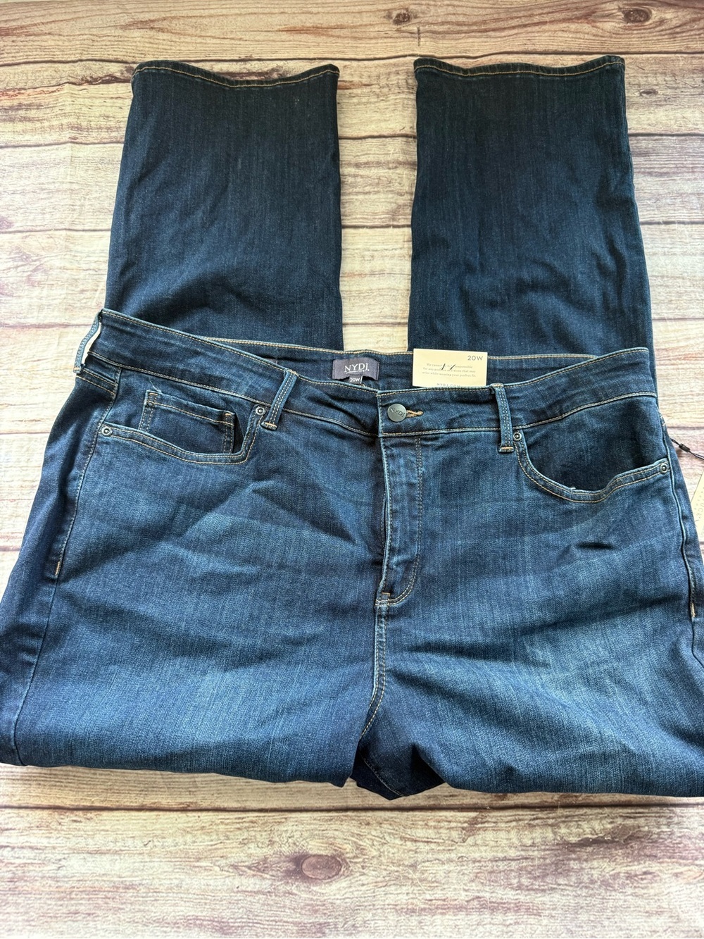 NYDJ Jeans Women Plus 20W Marilyn Straight Lift Tuck Not Your Daughters NEW 3120